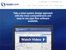 Tablet Screenshot of fluidflowinfo.com